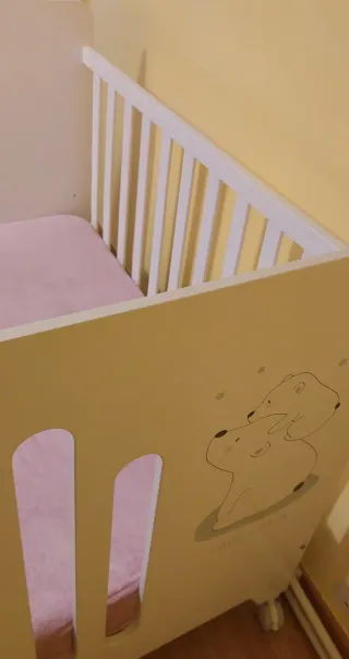 Cuna Micuna 60x120cm,con colchón