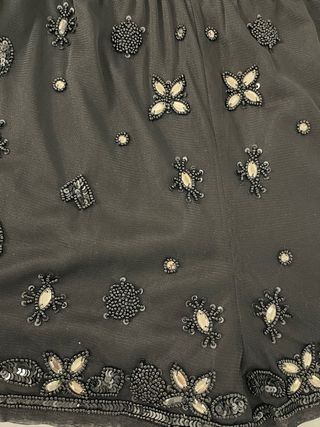 Mono corto negro lentejuelas