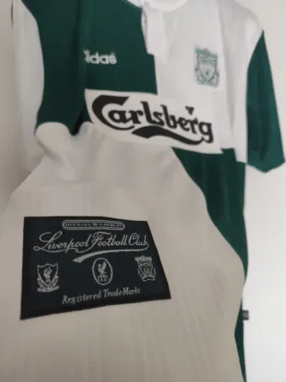 Camiseta Liverpool 1995/96 Retro. Talla XL