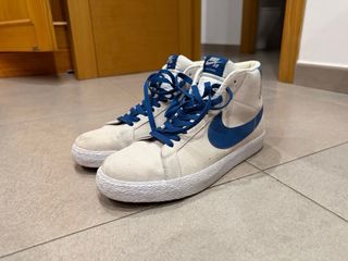 Zapatillas Nike Blazer Mid Beige/Azul