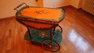 Mesa camarera vintage años 70