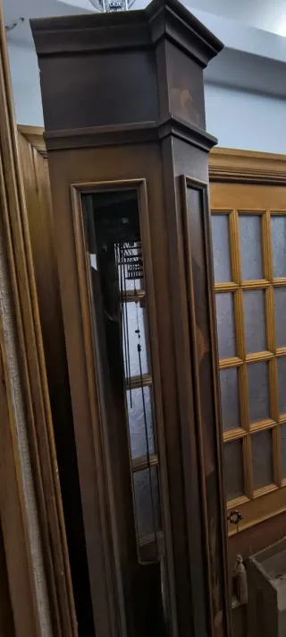 Reloj de pie Tempus Fugit madera