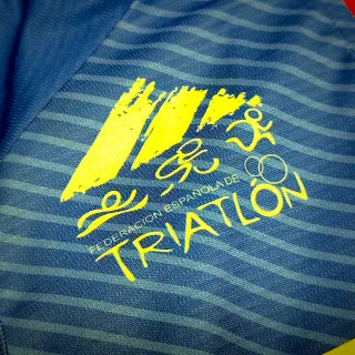 Maillot Ciclismo España Triatlón Talla M