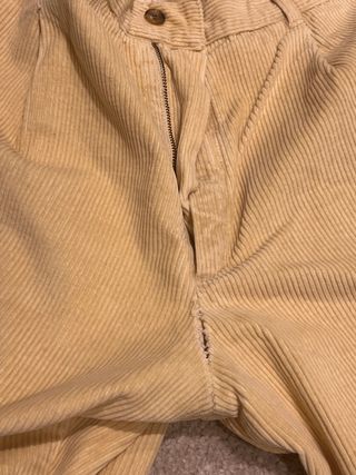 Pantalón de pana gruesa Melton amarillo-mostaza