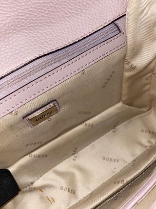 Bolso original Guess Rosa y Marrón