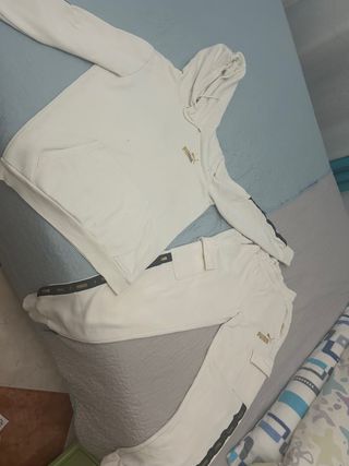 Conjunto Puma Blanco y Dorado
