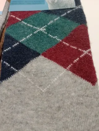 2 Pares Calcetines Hombre Rombos T/40-46