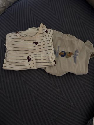 Lote Ropa Bebé Niña/Niño 4 trajes 2 bodys