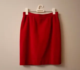 Traje Kina Fernández Rojo Vintage