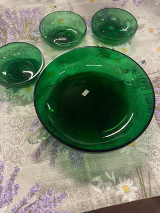 4 ciotole macedonia Vetro di Murano Nason Moretti