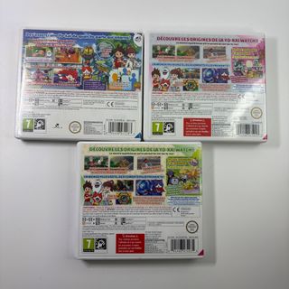 Lotto 3 Giochi Yo-Kai Watch Nintendo 3DS