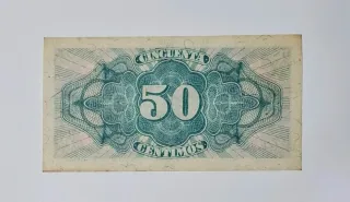 50 Centimos 1937 República Serie B772