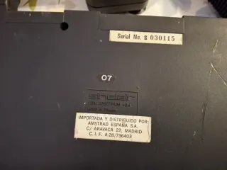 Sinclair ZX Spectrum +2 128K con Joystick