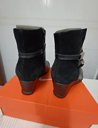 Botines Geox Negros Mujer