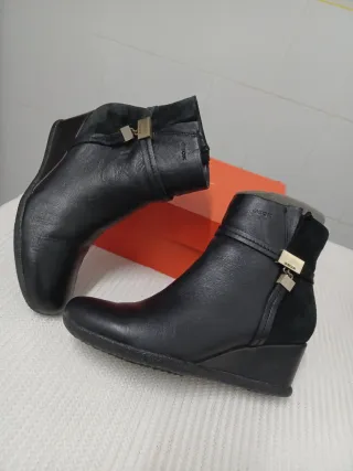 Botines Geox Negros Mujer