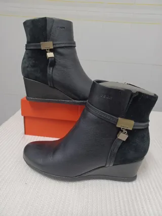 Botines Geox Negros Mujer