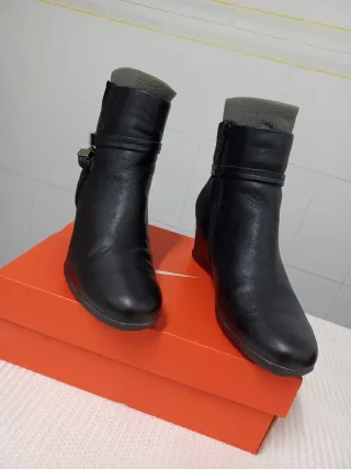 Botines Geox Negros Mujer