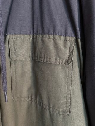 Chaqueta Timberland Talla M Verde y Gris