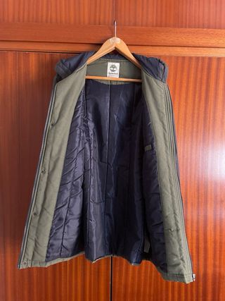 Chaqueta Timberland Talla M Verde y Gris