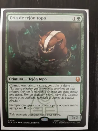 Cría de Tejón Topo MTG Carta Magic