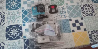 Cámara Deportiva 4K Ultra HD Azul