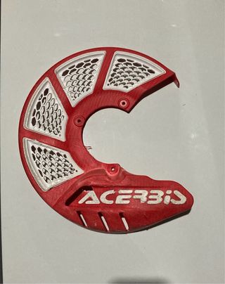 Protector Disco Delantero Acerbis Rojo