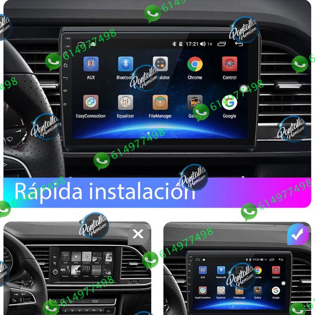 Radio pantalla CARPLAY GPS USB para Seat Leon MK3