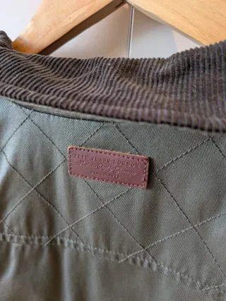 Parka Pepe Jeans verde encerado talla S