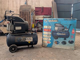 Compresor Aire ELEM Technic 24L 2HP 8 Bares