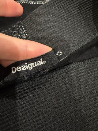 Minigonna Desigual nera taglia XS