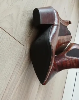 Botines Pedro Miralles Piel Cocodrilo Talla 37