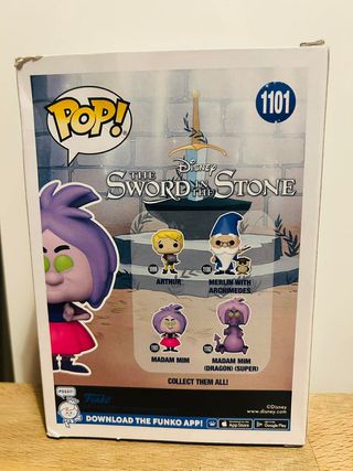 Funko Pop Madam Mim 1101 Disney Espada Mágica