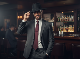 Sombrero Negro Ala Ancha Clásico Español Adulto