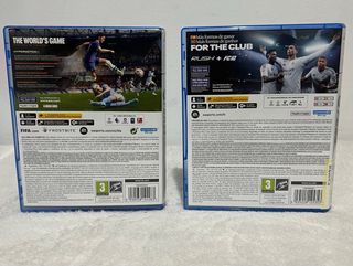 FIFA 23 y FC 25 PS5
