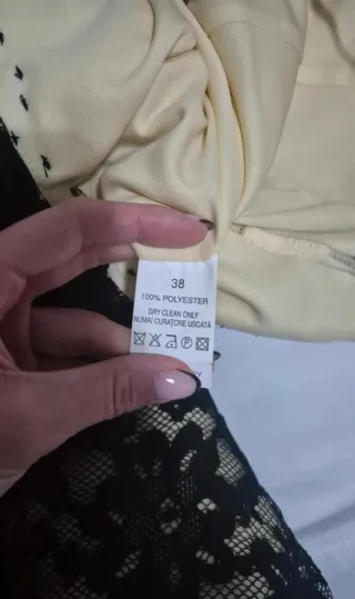 Vestido largo fiesta encaje negro