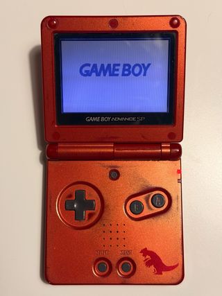 Game Boy Advance SP Groudon Edición Especial