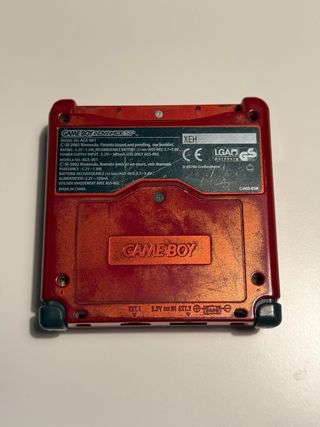 Game Boy Advance SP Groudon Edición Especial
