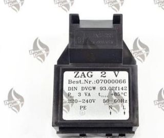 TRASFORMADOR DE ENCENDIDO ZAG-2-V DE CALDERA CHAFF