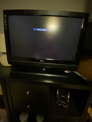 Televisión LG Negra. Grande