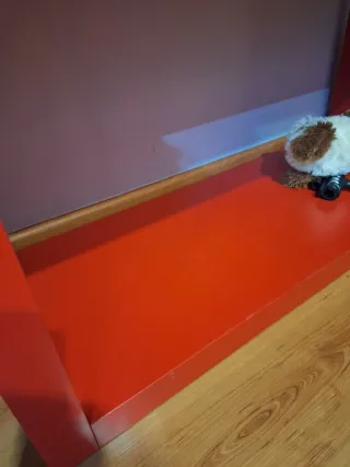 Estantería Kallax Ikea Roja