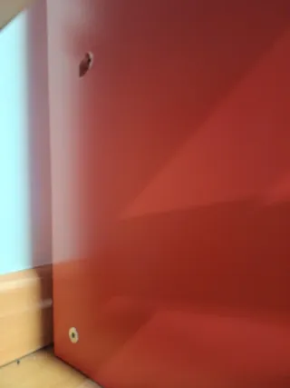 Estantería Kallax Ikea Roja