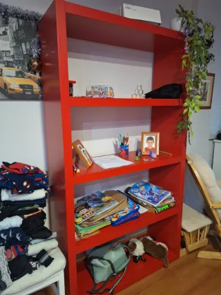 Estantería Kallax Ikea Roja
