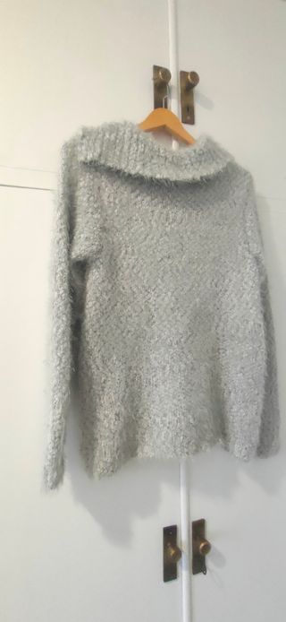 Jersey Punto Roma gris perla