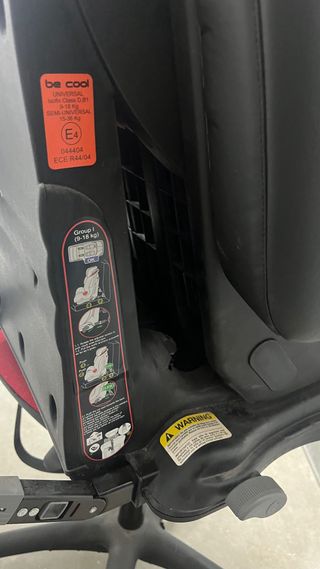 Silla de coche Be Cool Thunder Isofix