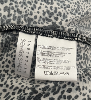 Blusa leopardo manga 3/4