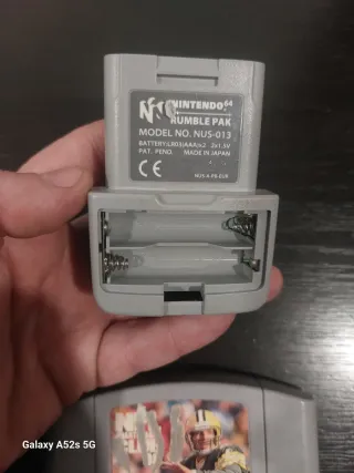 Lote Nintendo 64: Juego y rumble pak