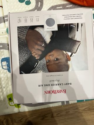 Mochila Portabebés BabyBjörn Gris