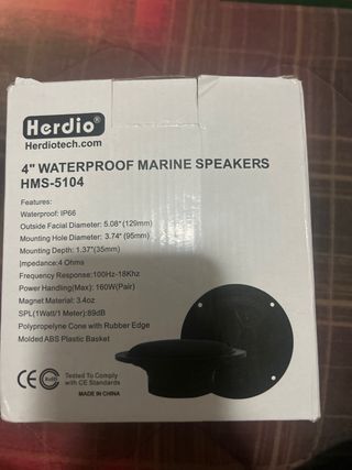 Altavoces Marinos Impermeables Herdio 4