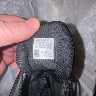 Tenis Adidas Running Talla 46 Negro Naranja