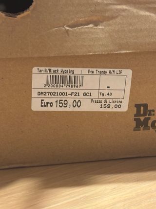 Dr. Martens Tarik Pelle Nere